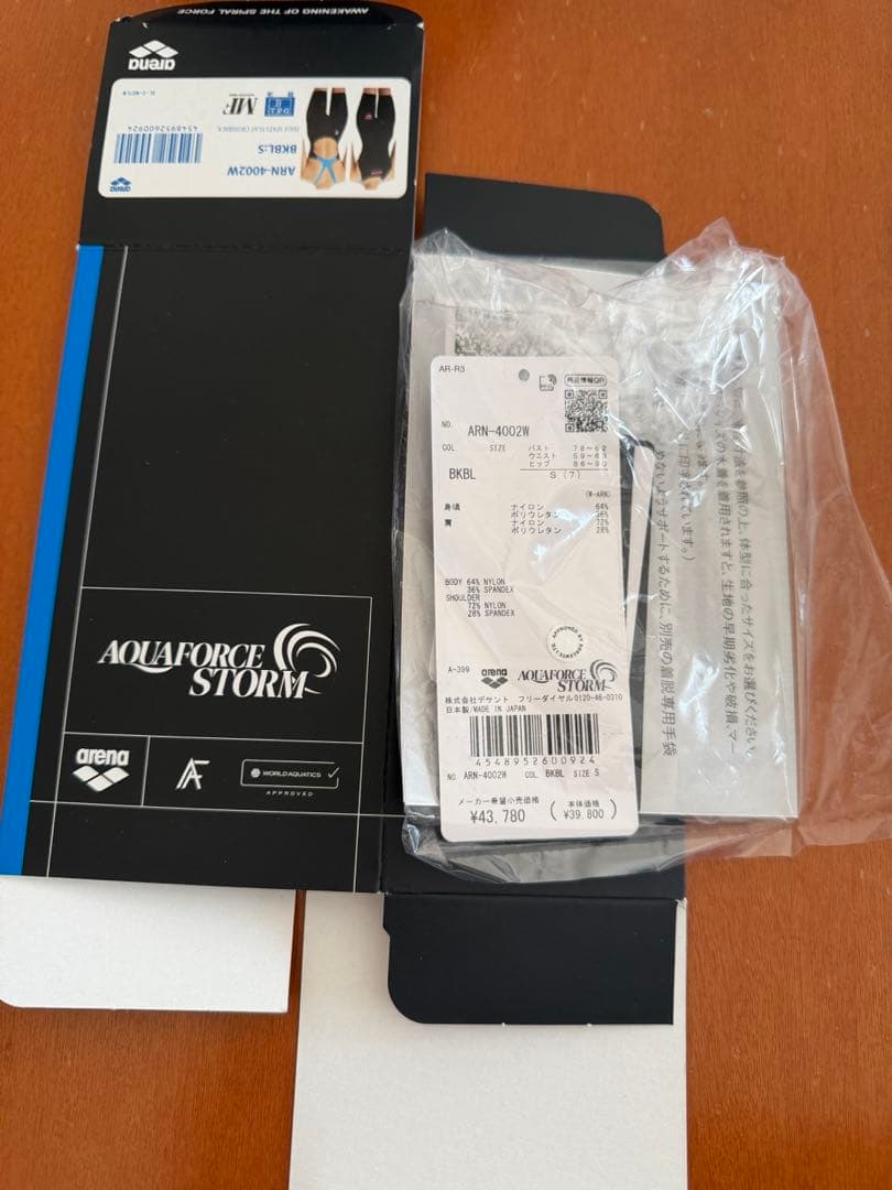 arena アクアフォースストームMF ARN4002W 黒②