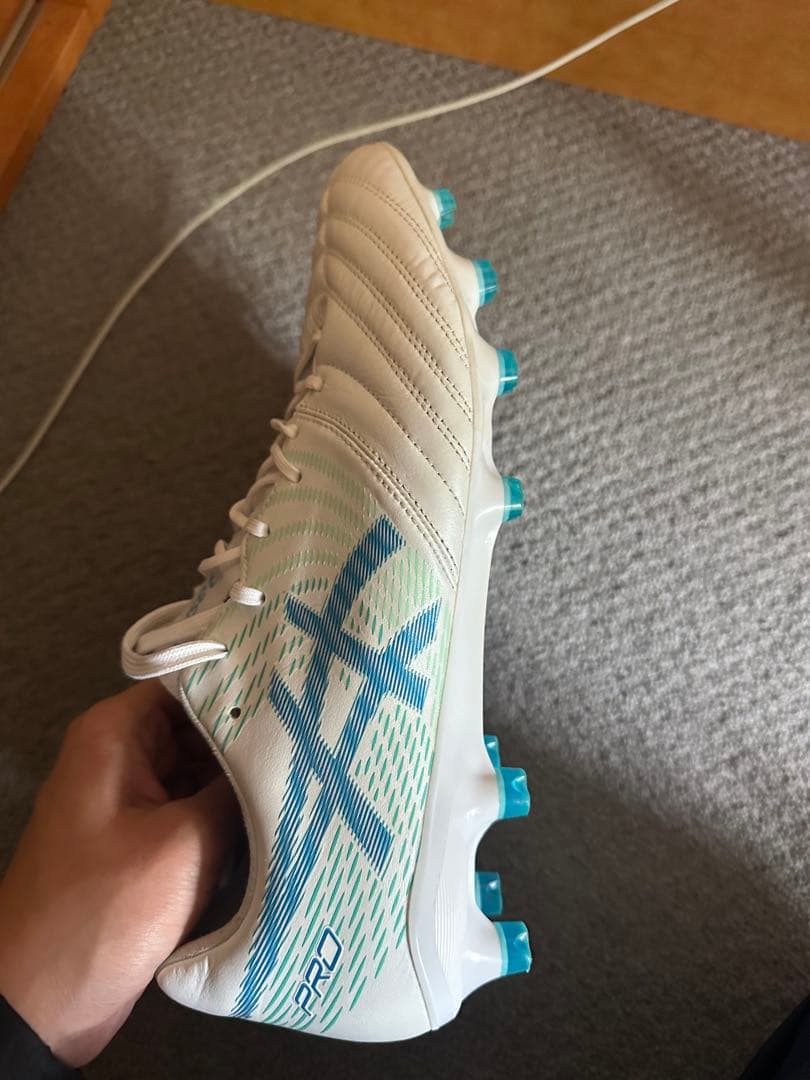 asics X-flyPRO2スパイクシューズ ホワイト/ブルー