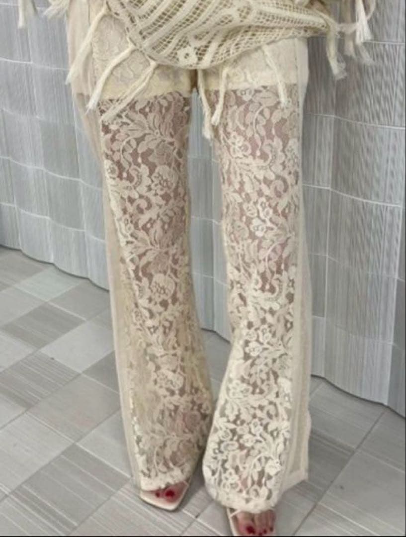パンツ Ameri MEDI LINGERIE LIKE LACE PANTS