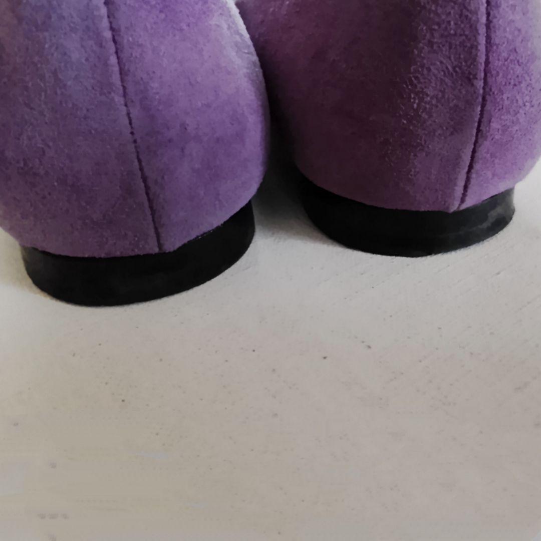 マノロブラニク スウェード パンプス バレエシューズ フラットシューズ