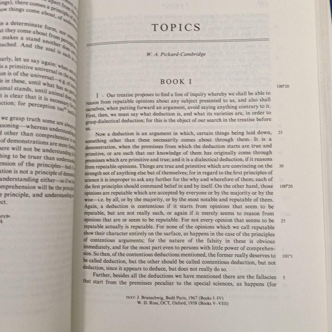 洋書 The Complete Works of Aristotle 1-2