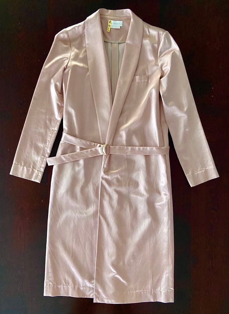 M.MARTIN ピンクサテンコート【定価17万】