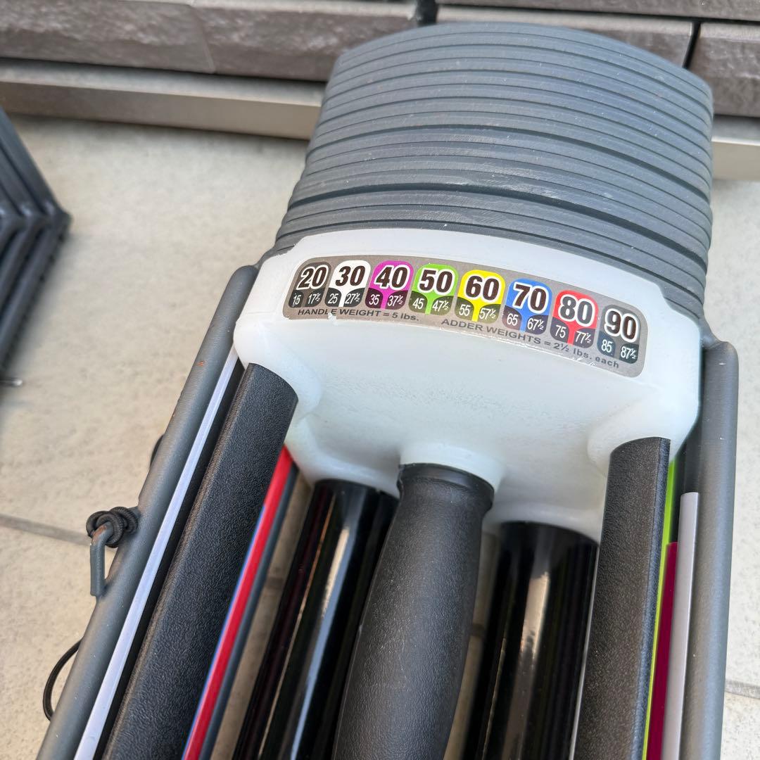 美品 TOPFILM SPORT 9.0 可変式 ダンベル 40kg 筋トレ ②