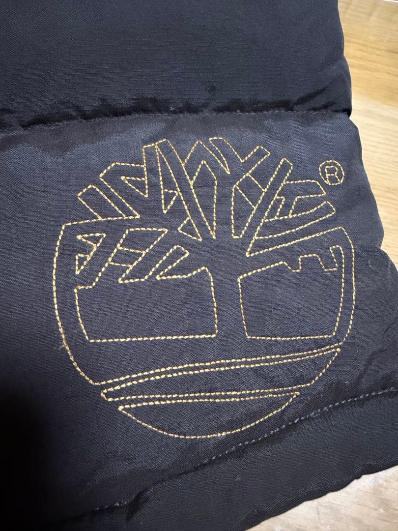 90s timberland ダウンベスト　刺繍
