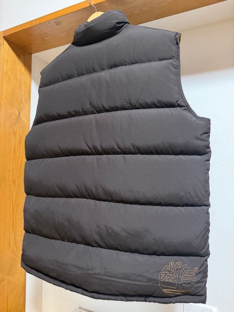 90s timberland ダウンベスト　刺繍