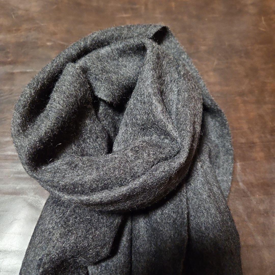 くわごん　スコットランド　ホワイトカシミヤマフラー