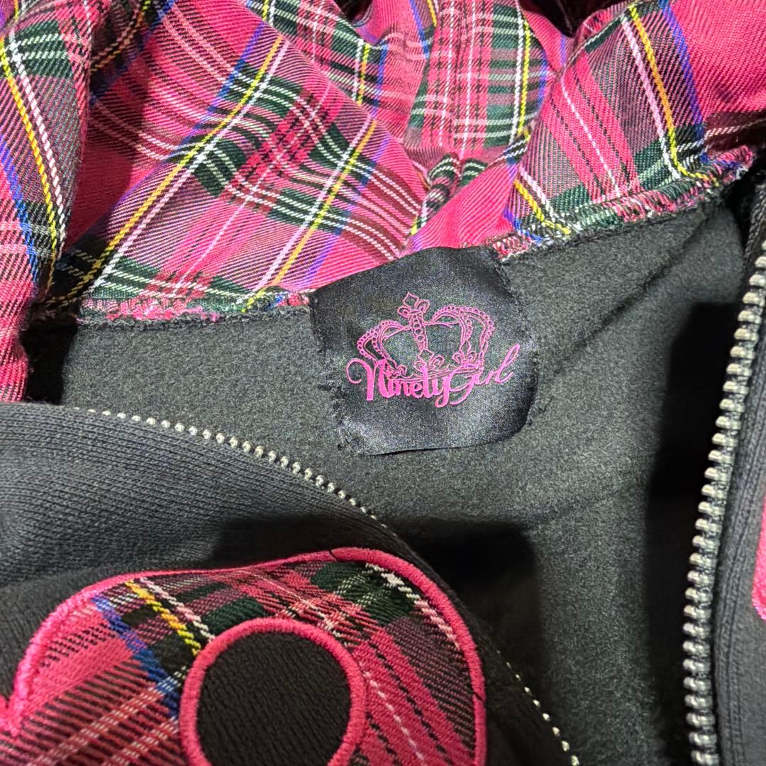 Ninety Girl ブラックパーカー Mサイズ