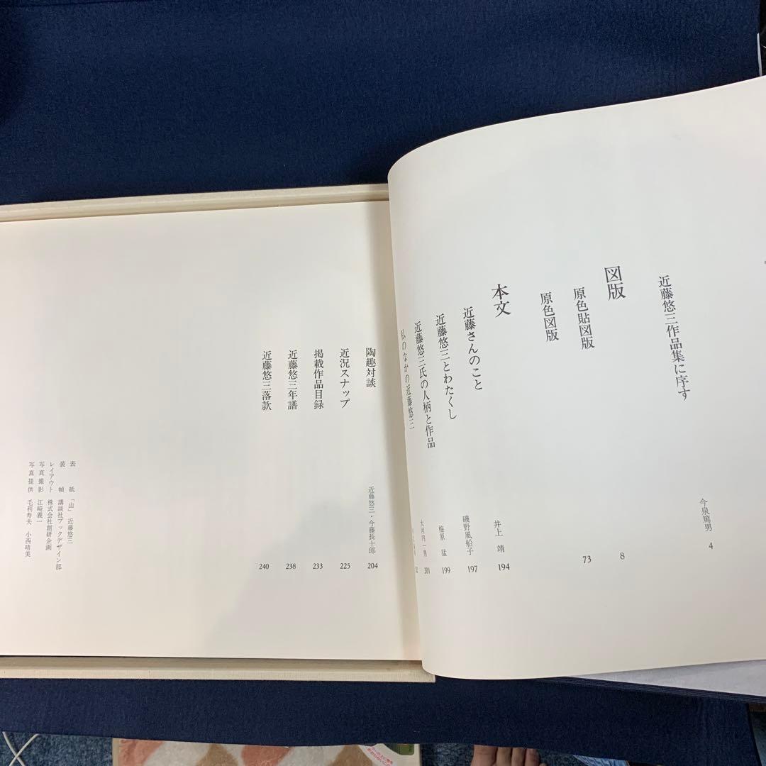 限定品　人間国宝　近藤悠三作品集　リトグラフ「ざくろ」付き　定価7万5千円