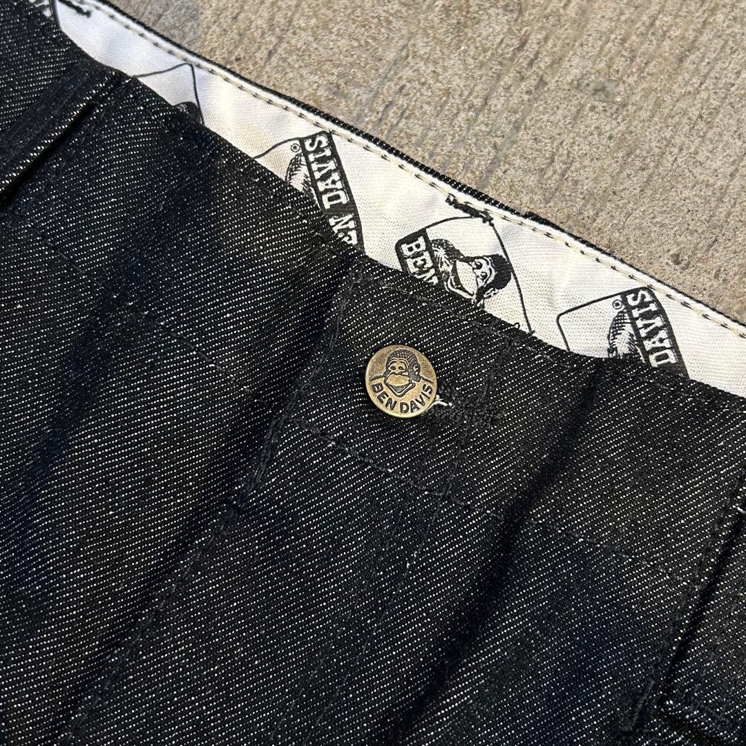 新品 BENDAVIS GORILLA CUT ゴリラカットパンツ 黒 W34