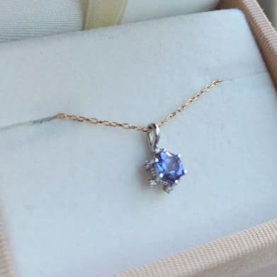 【最終価格】Bizoux pt900 K18YG タンザナイト イルネージュ