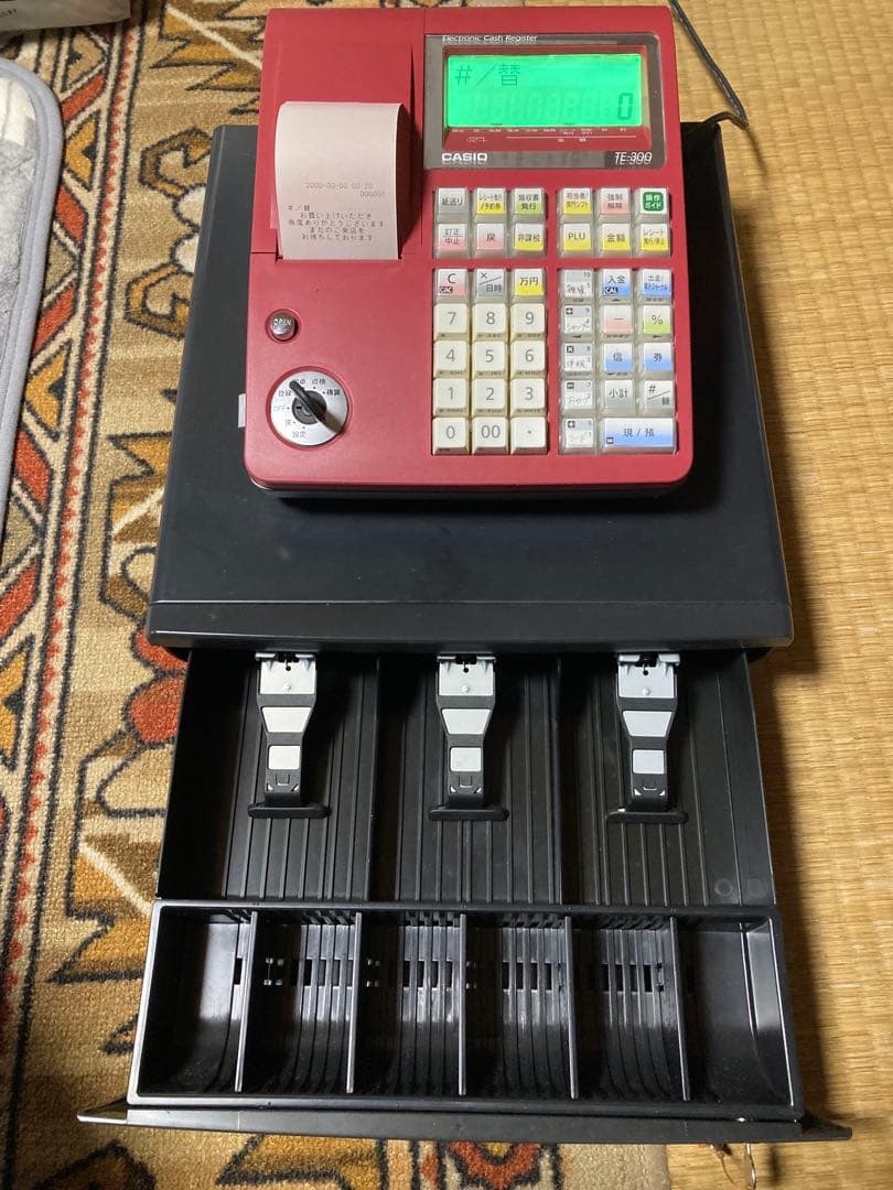 カシオ　電子レジスターTE-300