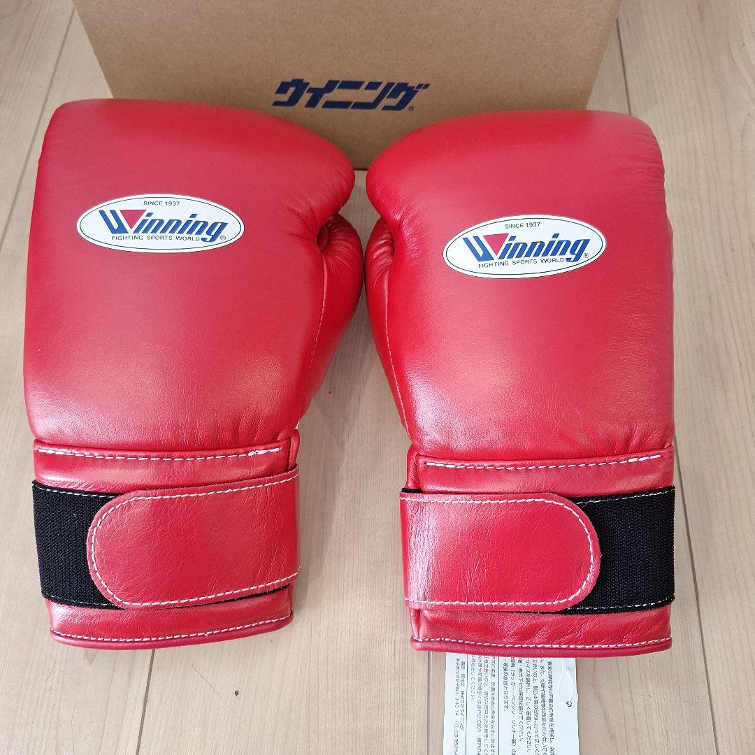 Winning ボクシンググローブ 16oz 新品 赤③ ウイニング