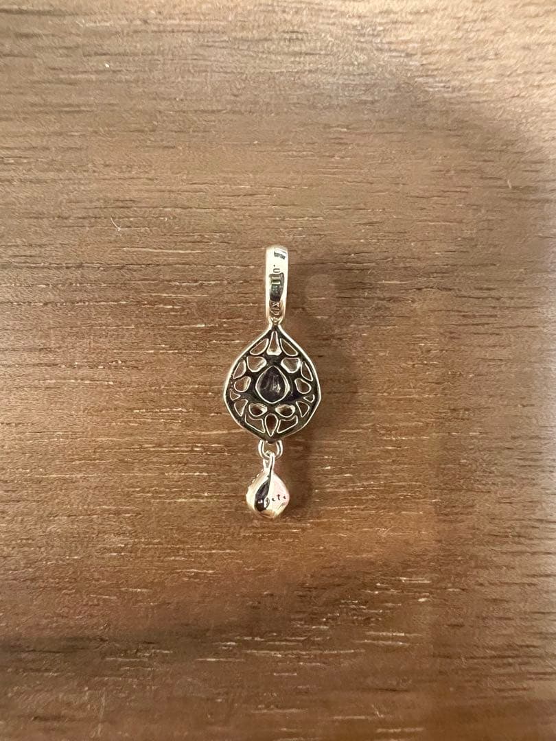 agete アガット 34周年 四季　タンザナイト パール　ネックレス　チャーム