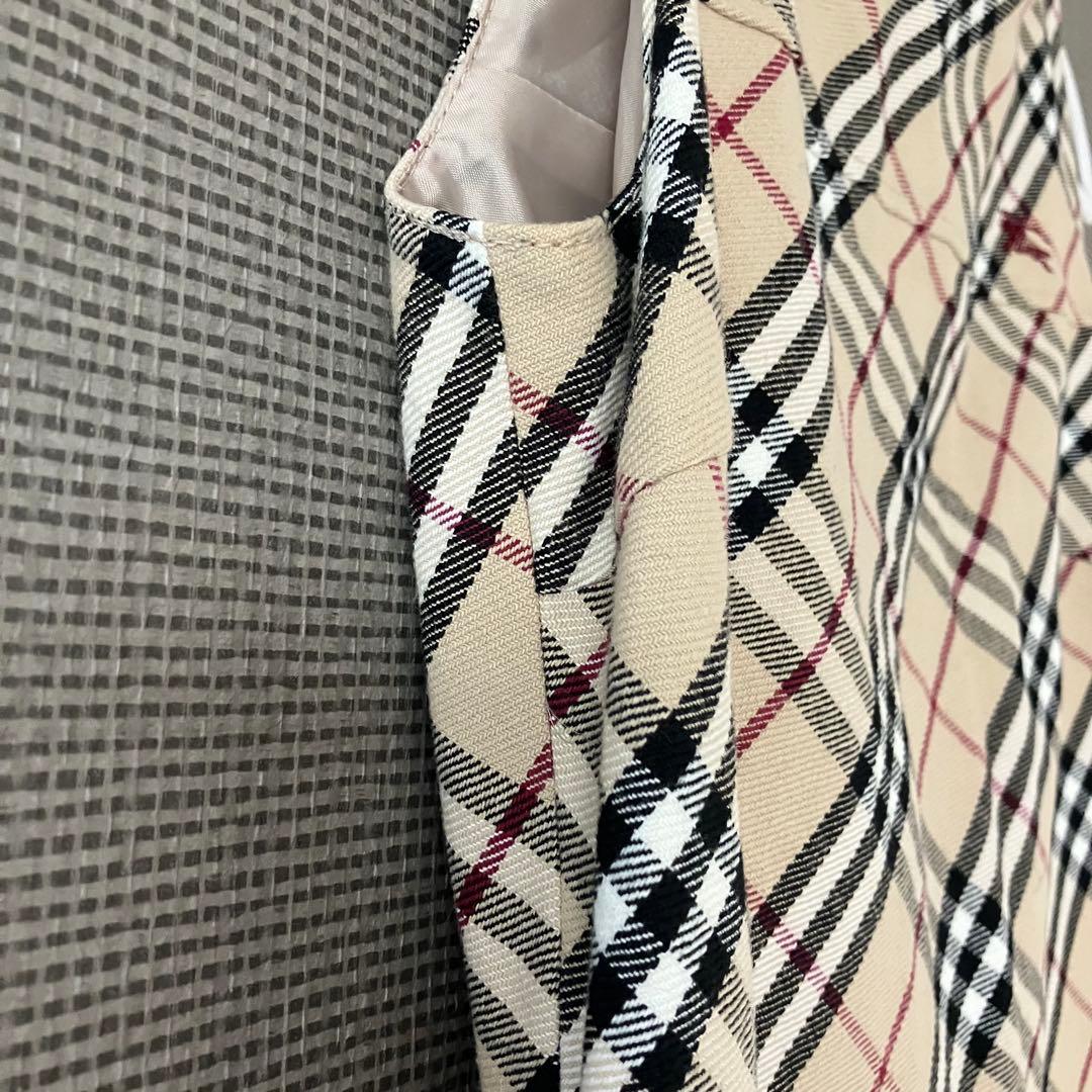 美品 バーバリーブルーレーベル ワンピース ノバチェック 36