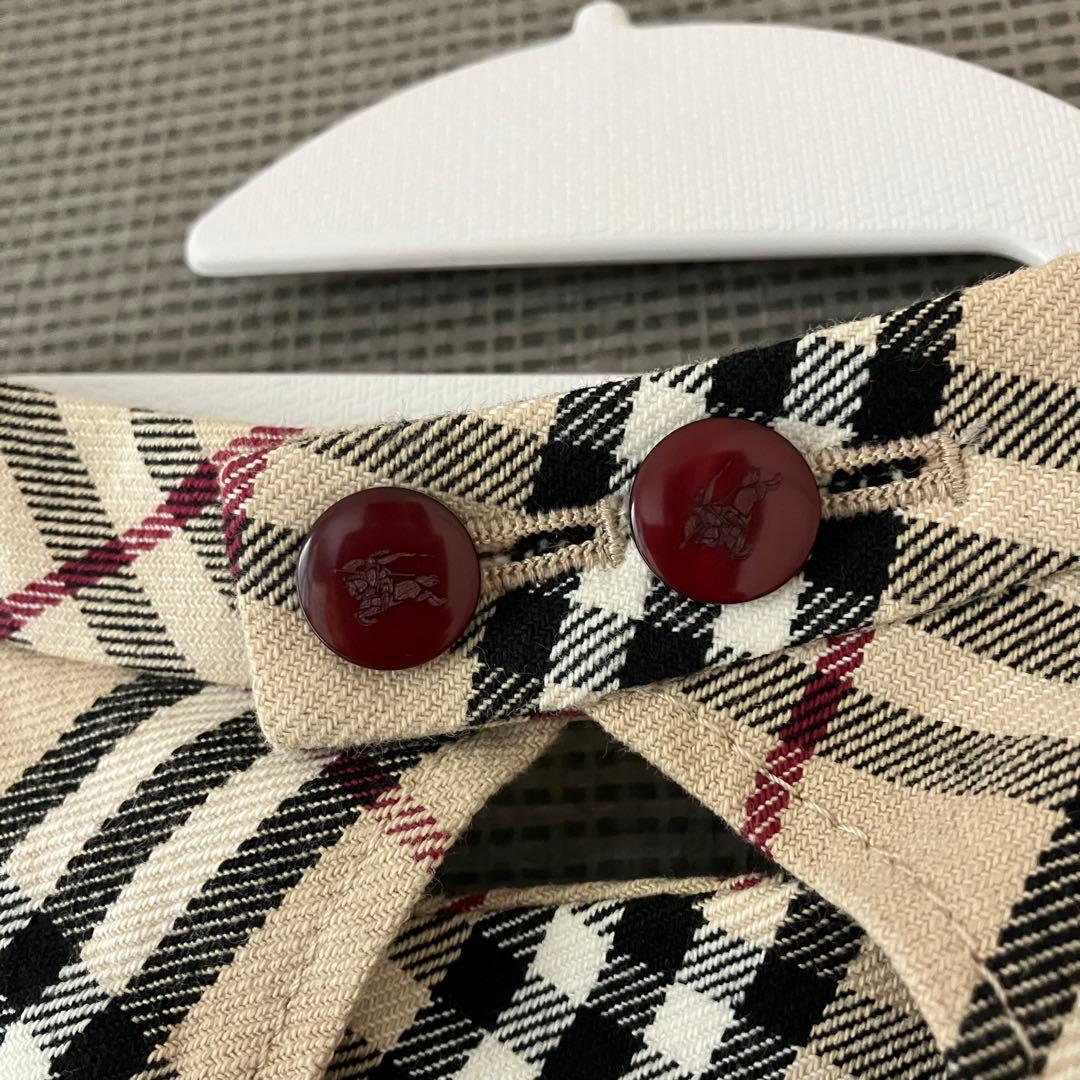 美品 バーバリーブルーレーベル ワンピース ノバチェック 36