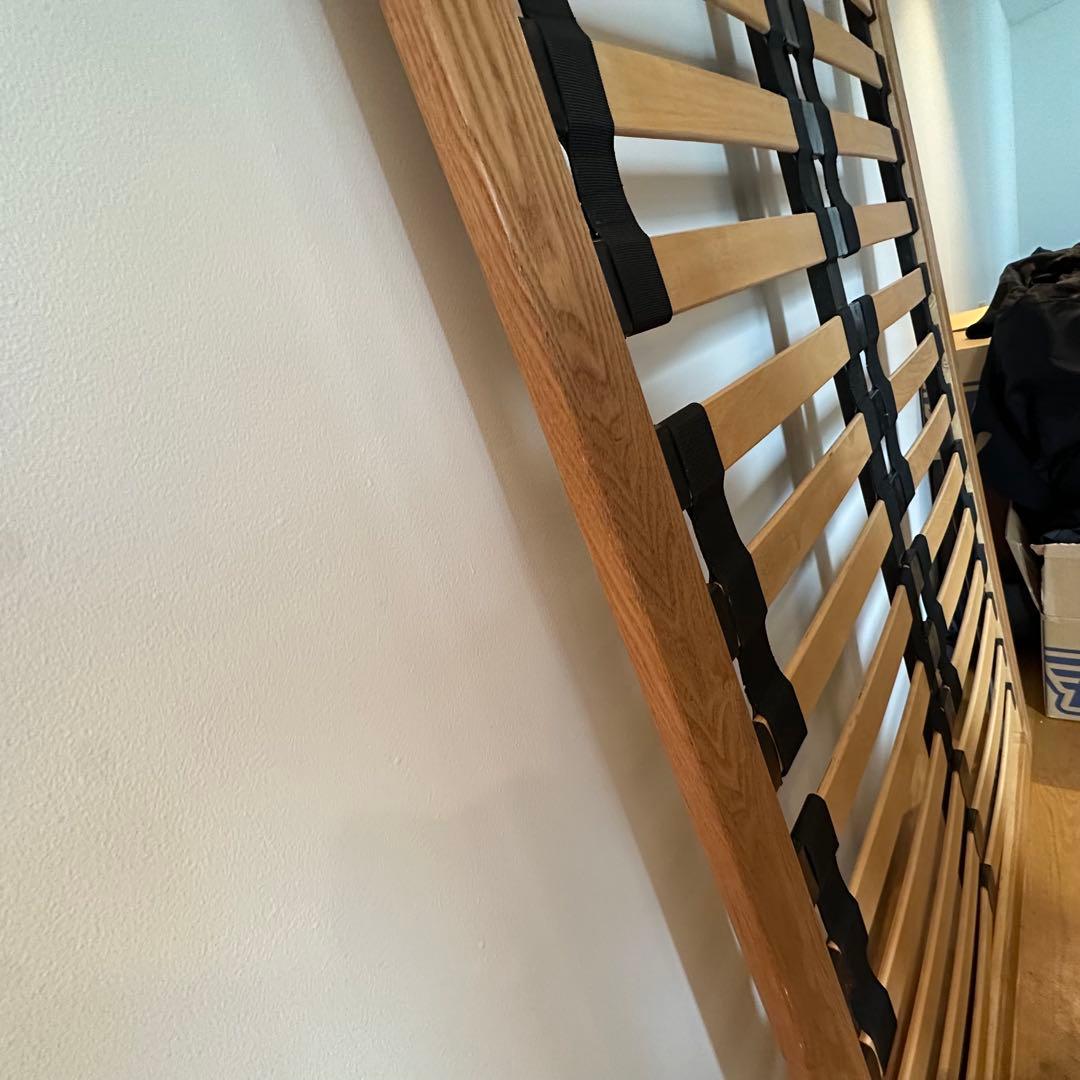 無印良品 木製ベッドフレーム オーク セミダブルサイズ