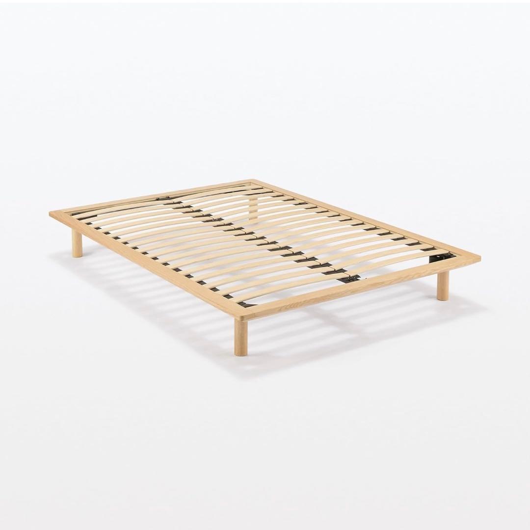 無印良品 木製ベッドフレーム オーク セミダブルサイズ