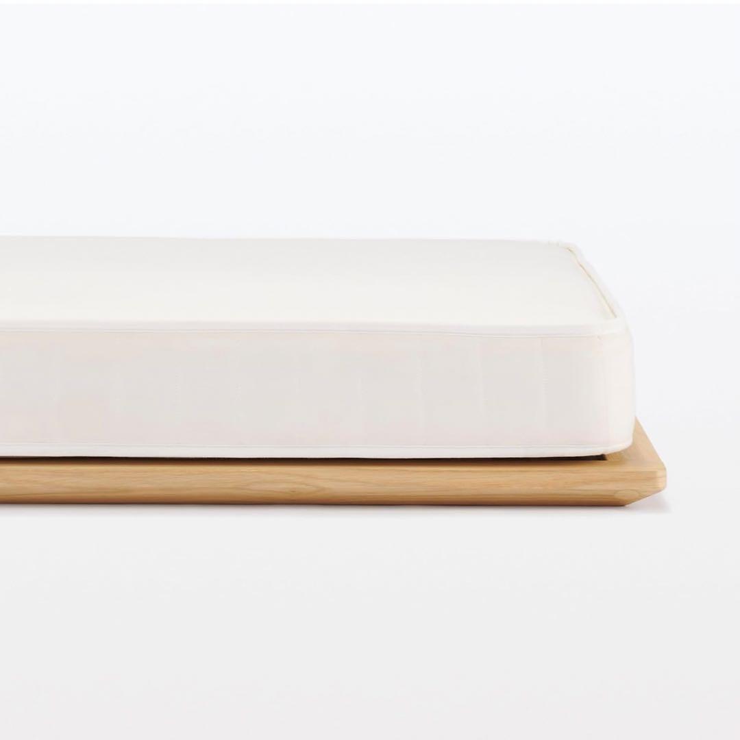 無印良品 木製ベッドフレーム オーク セミダブルサイズ