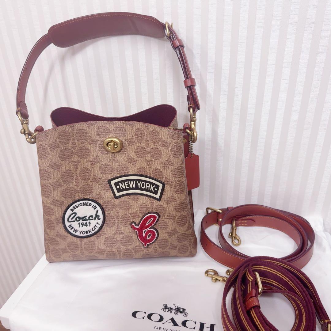 COACH 3way バッグ　ショルダーストラップ2本未使用