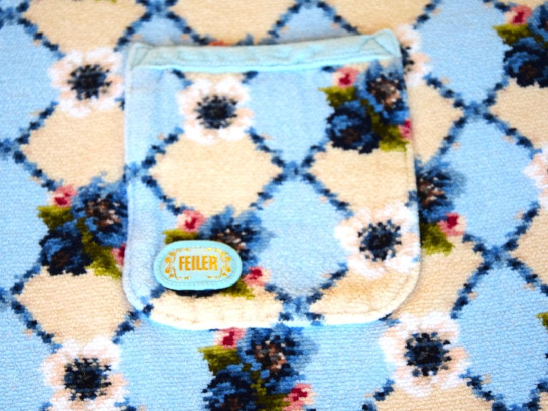 FEILER フェイラー エプロン　アーガイル柄