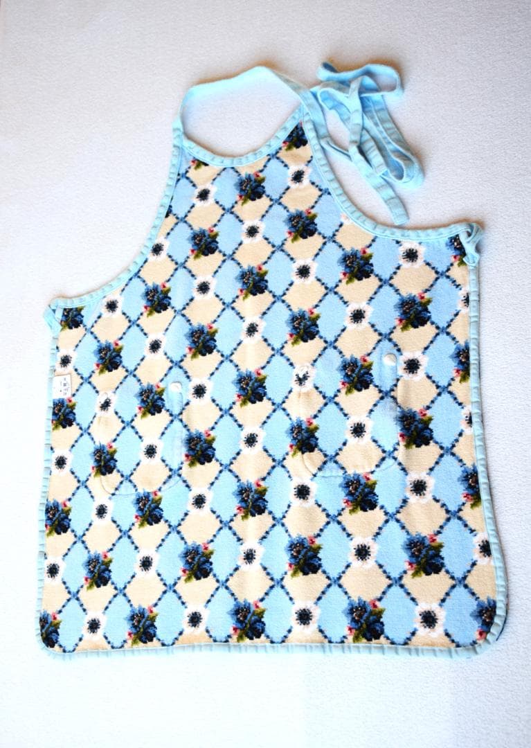 FEILER フェイラー エプロン　アーガイル柄