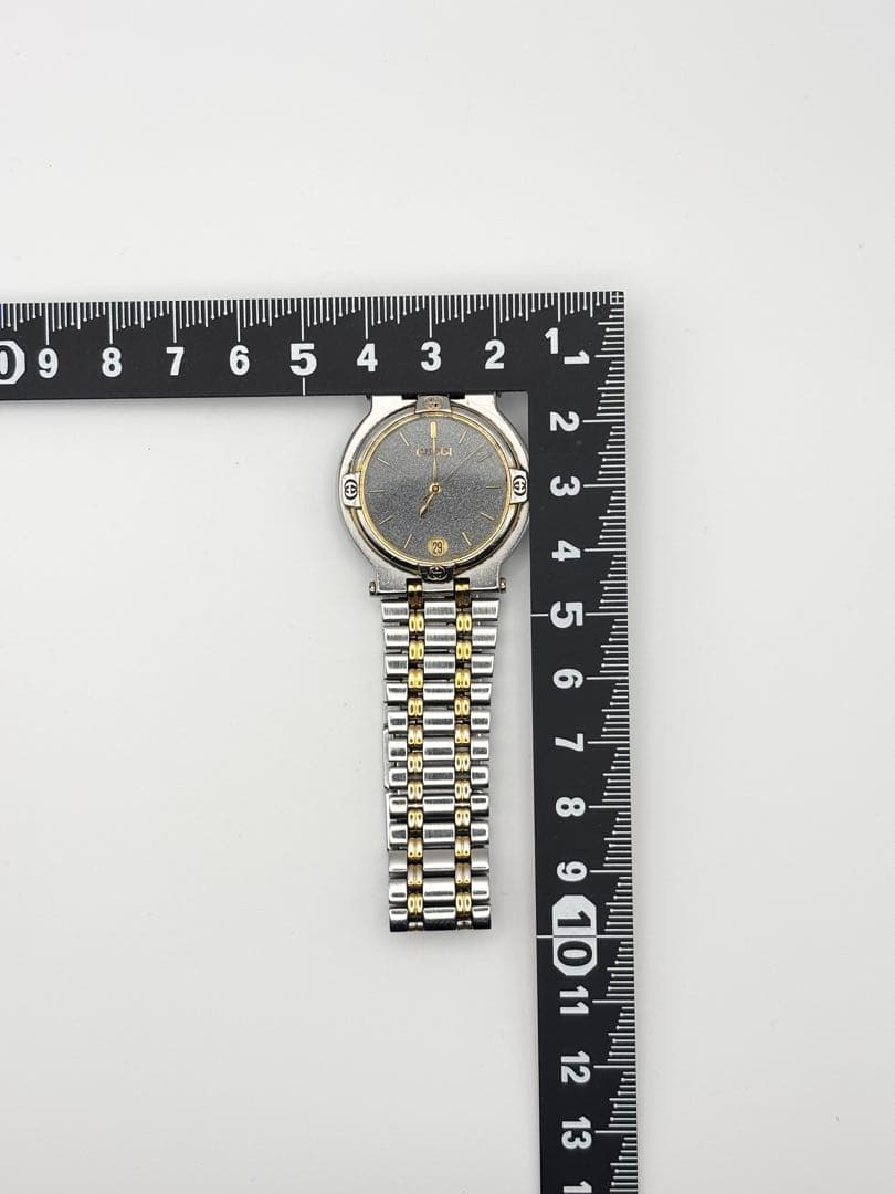 GUCCI グッチ 9000M 腕時計 クォーツ メンズ 2トーン デイト