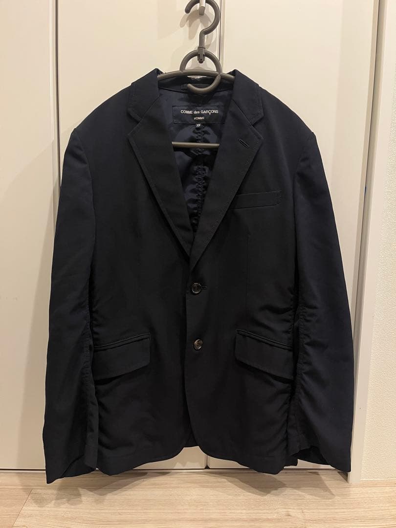 comme des garçons homme ウールギャバ ジャケット xs