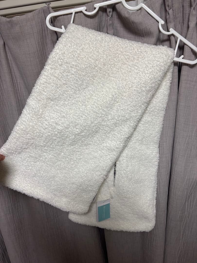 kashwere テディマフラー creme