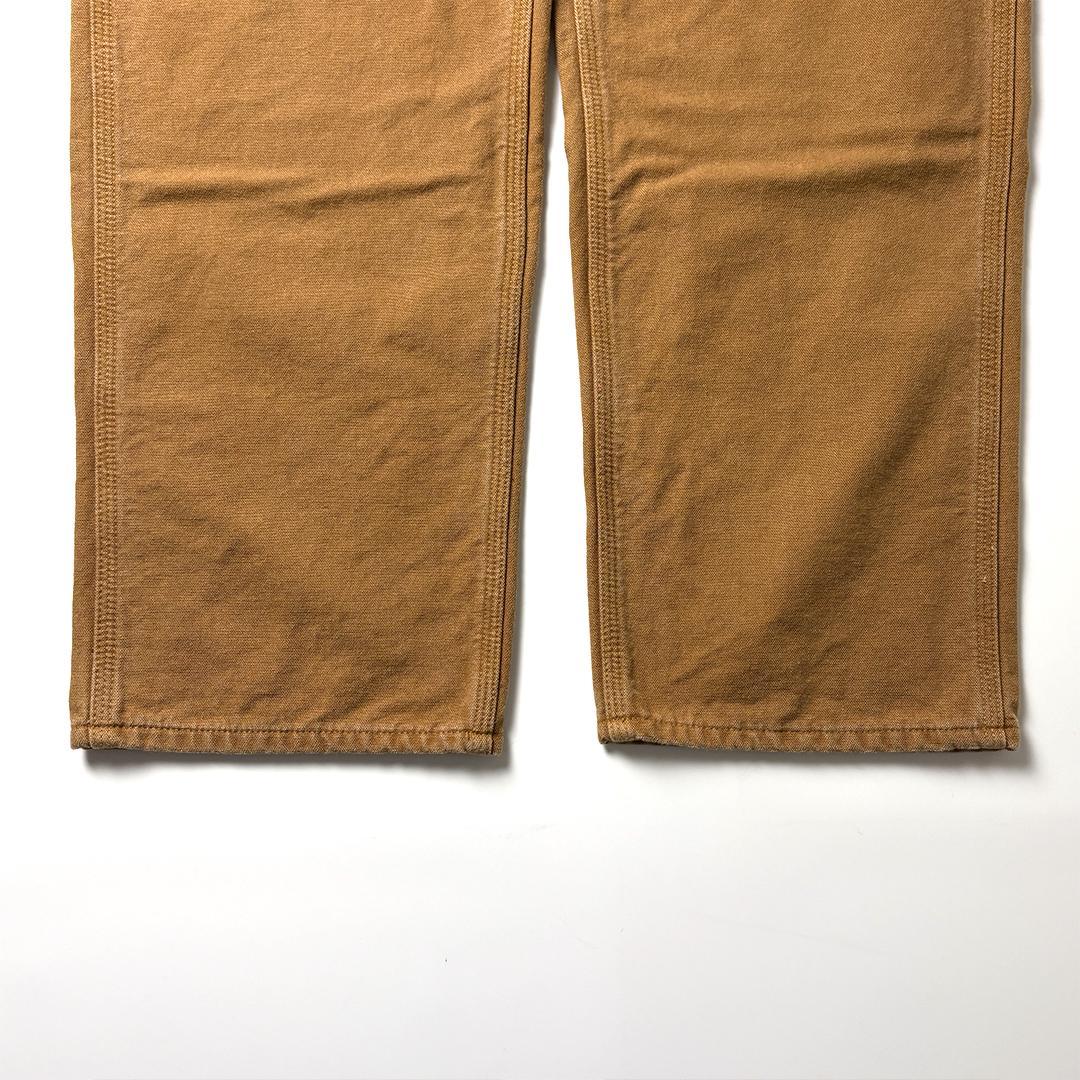 カーハート ペインターパンツ ブラウン W38 L32 ネルライナー