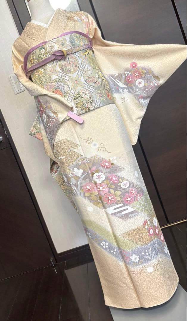 金駒刺繍　訪問着　フルセット　トールサイズ　入学式　卒業式　お宮参り