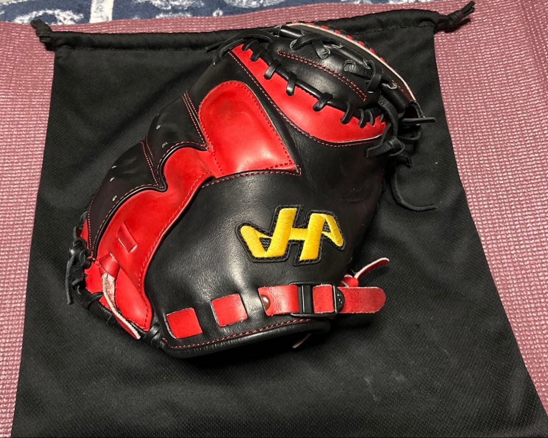 ハタケヤマ　キャッチャーミット　軟式用　甲斐モデル