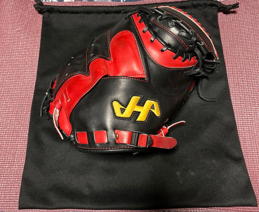 ハタケヤマ　キャッチャーミット　軟式用　甲斐モデル