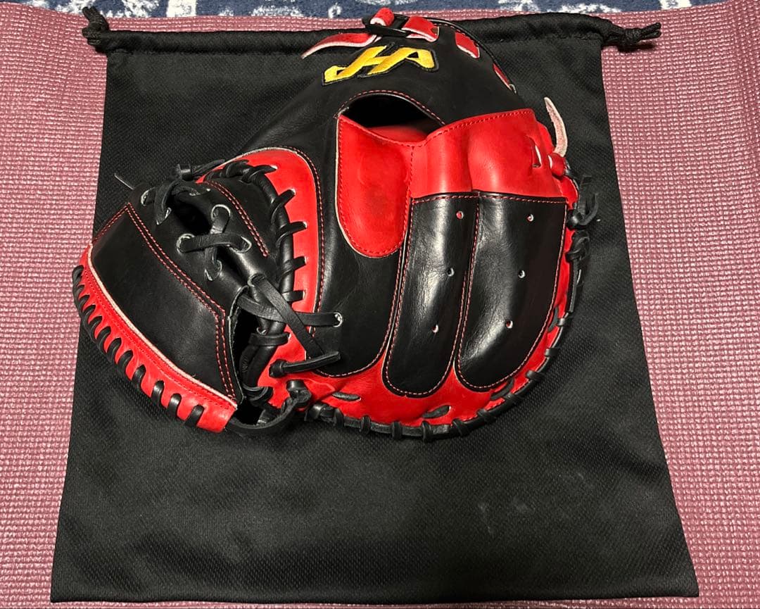 ハタケヤマ　キャッチャーミット　軟式用　甲斐モデル