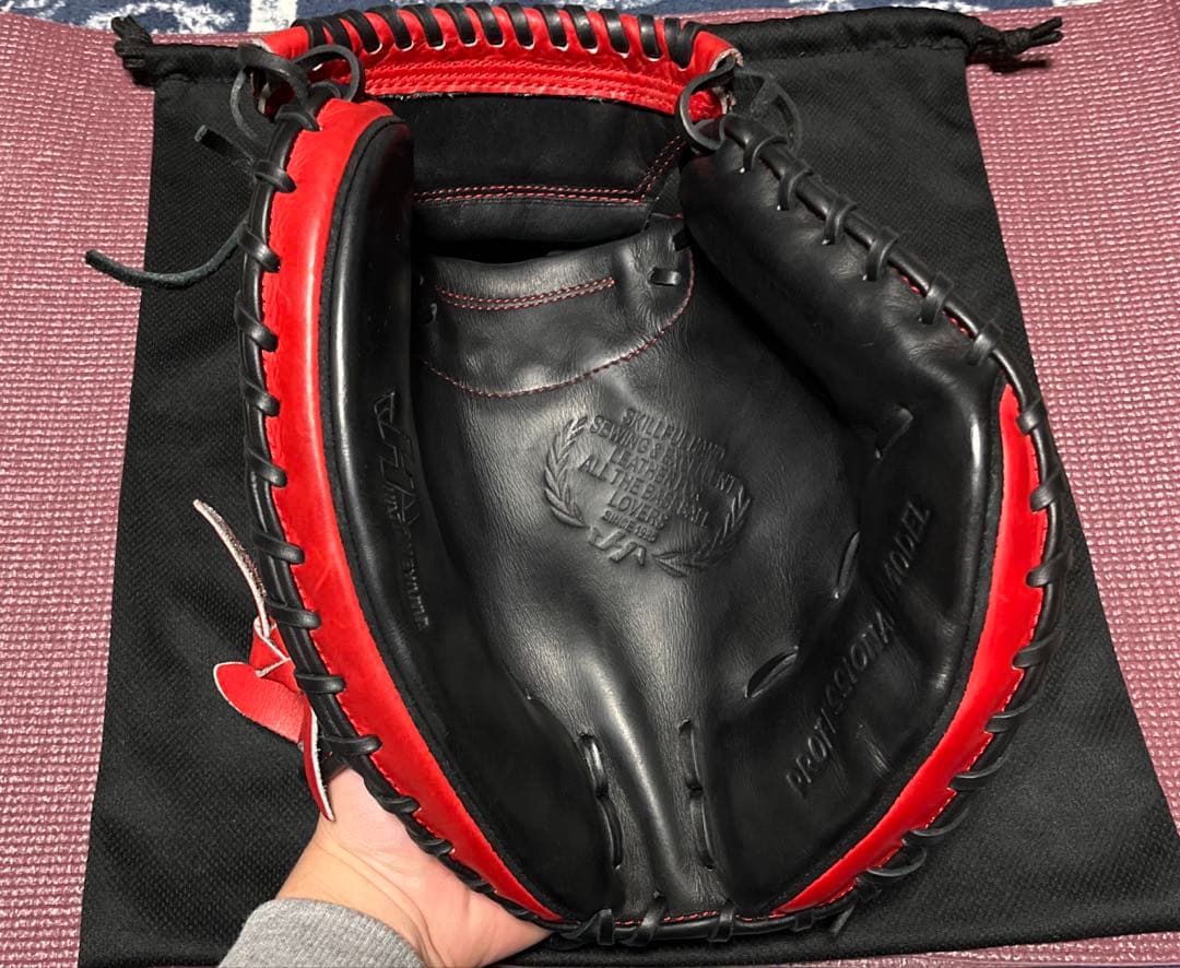 ハタケヤマ　キャッチャーミット　軟式用　甲斐モデル