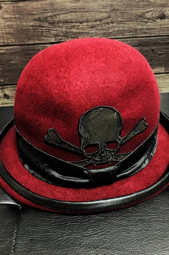 Roen スカルボーラーハット　Mサイズ　59㎝　ロエン　キャップ　帽子