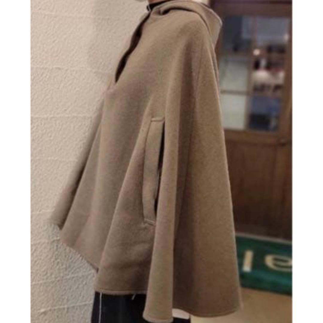 新品★ドリーシーン ポンチョフードコート ケープコート