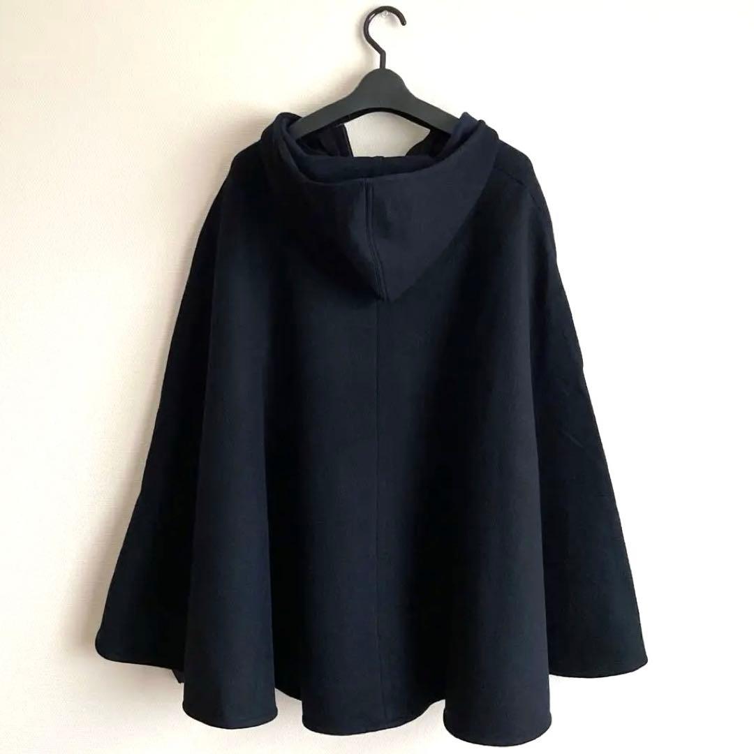 新品★ドリーシーン ポンチョフードコート ケープコート