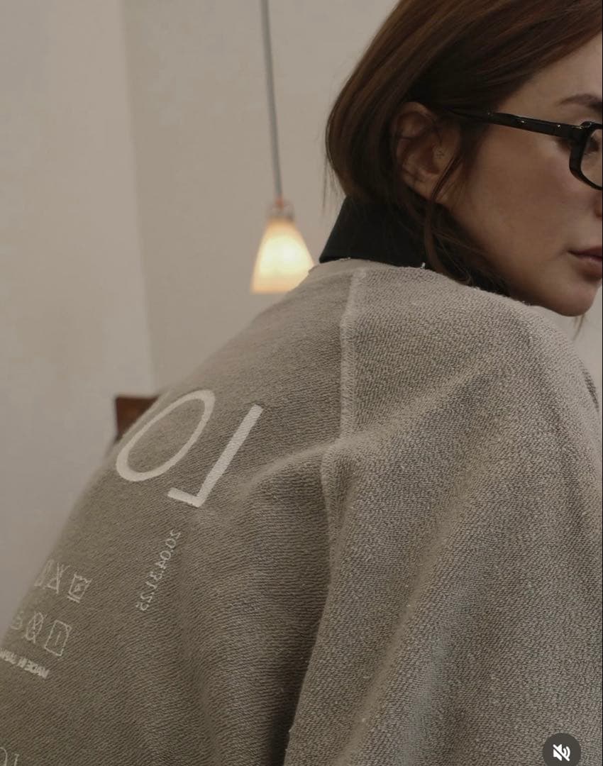 トップス LON TWO SIDE SWEATSHIRT #04 GREIGE