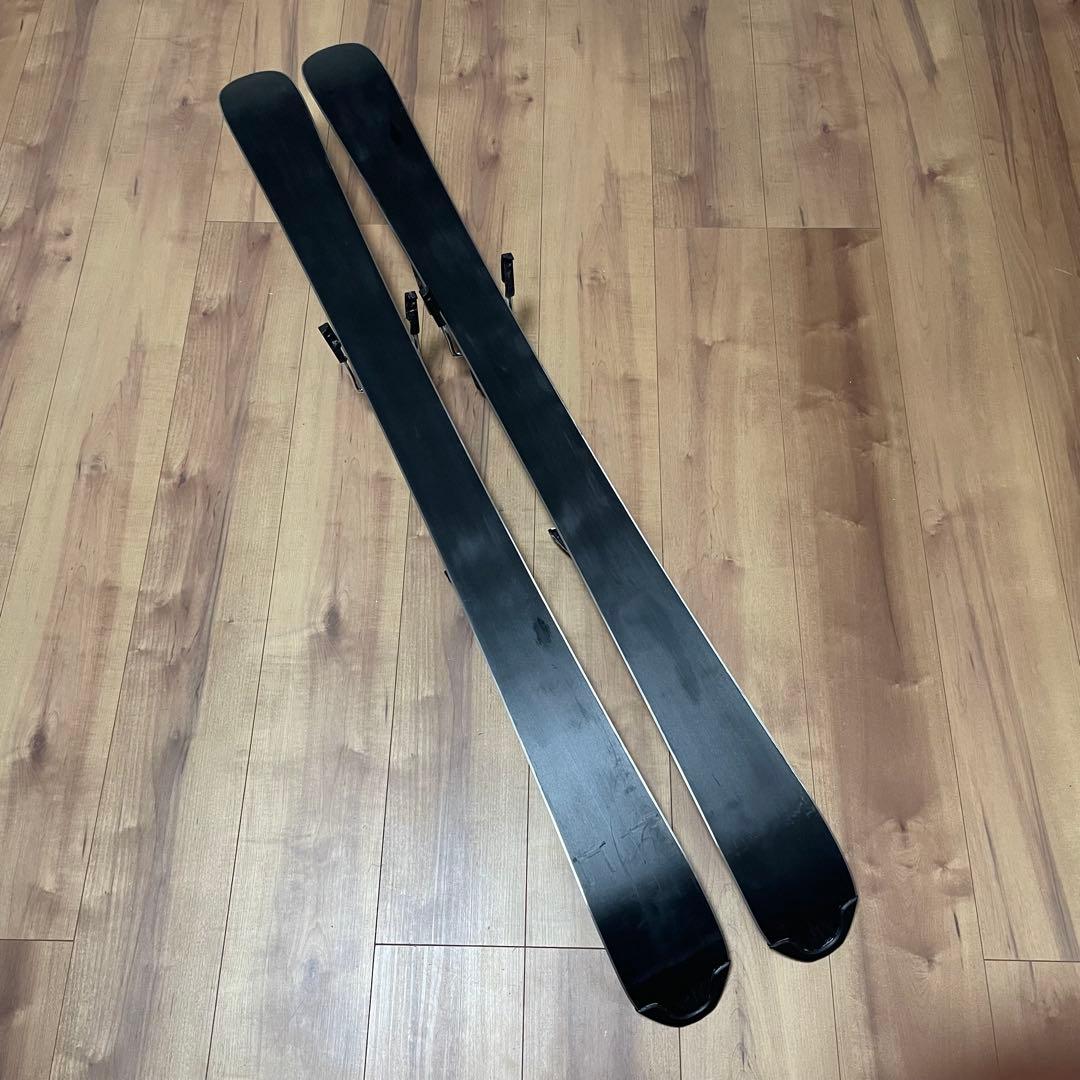⑧SALOMON 120cm ROSSIGNOL26.5cm ストックセット