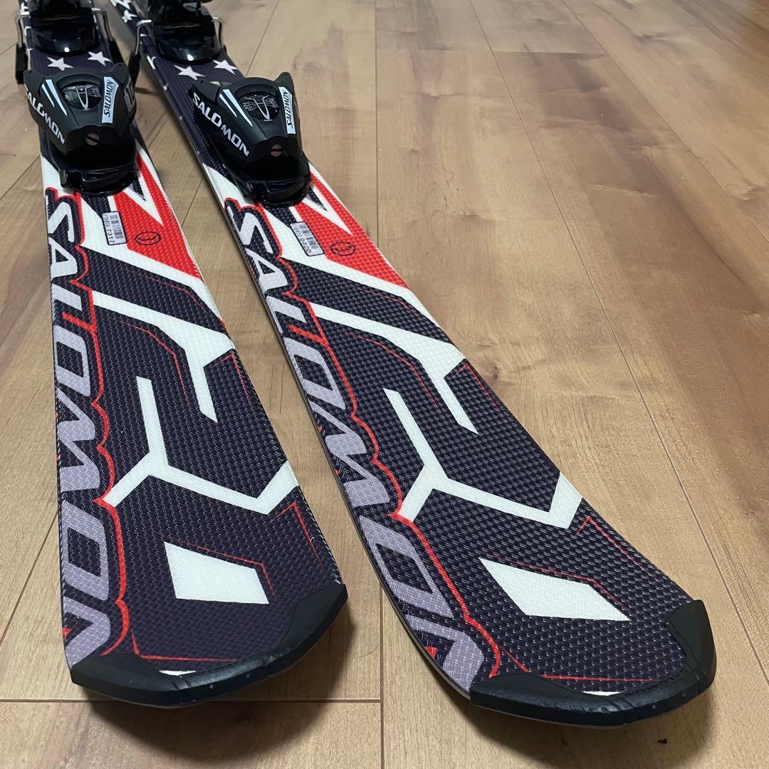 ⑧SALOMON 120cm ROSSIGNOL26.5cm ストックセット