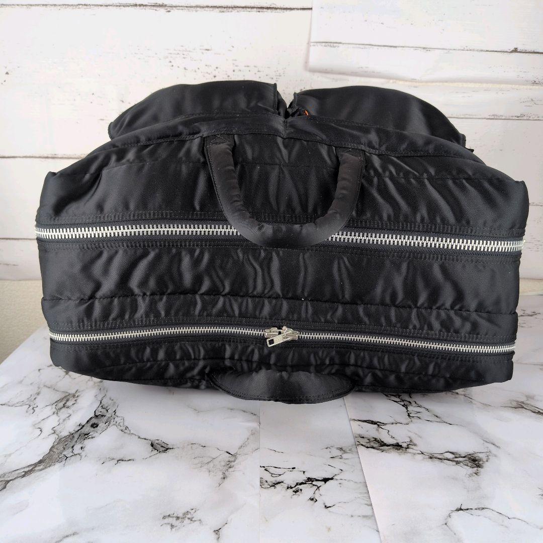 【美品】ポーター☆タンカー　2WAY　大容量　ボストンバッグ　2室　メンズ　黒