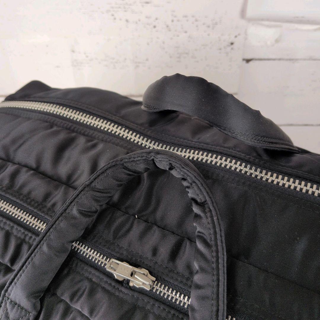 【美品】ポーター☆タンカー　2WAY　大容量　ボストンバッグ　2室　メンズ　黒