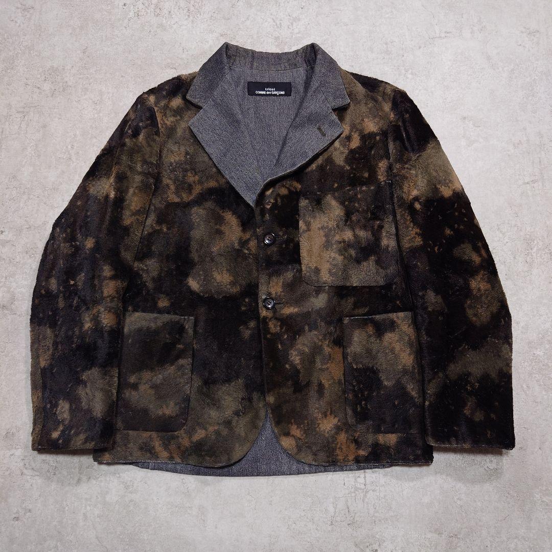 tricot COMME des GARCONS リバーシブルファージャケット