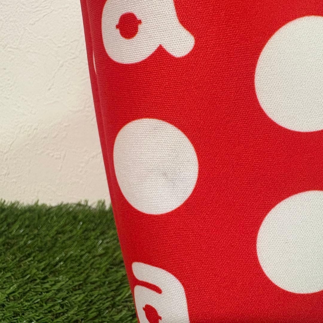 【archivio】チャーム付きミニトートバッグ　ゴルフ　アルチビオ　レッド