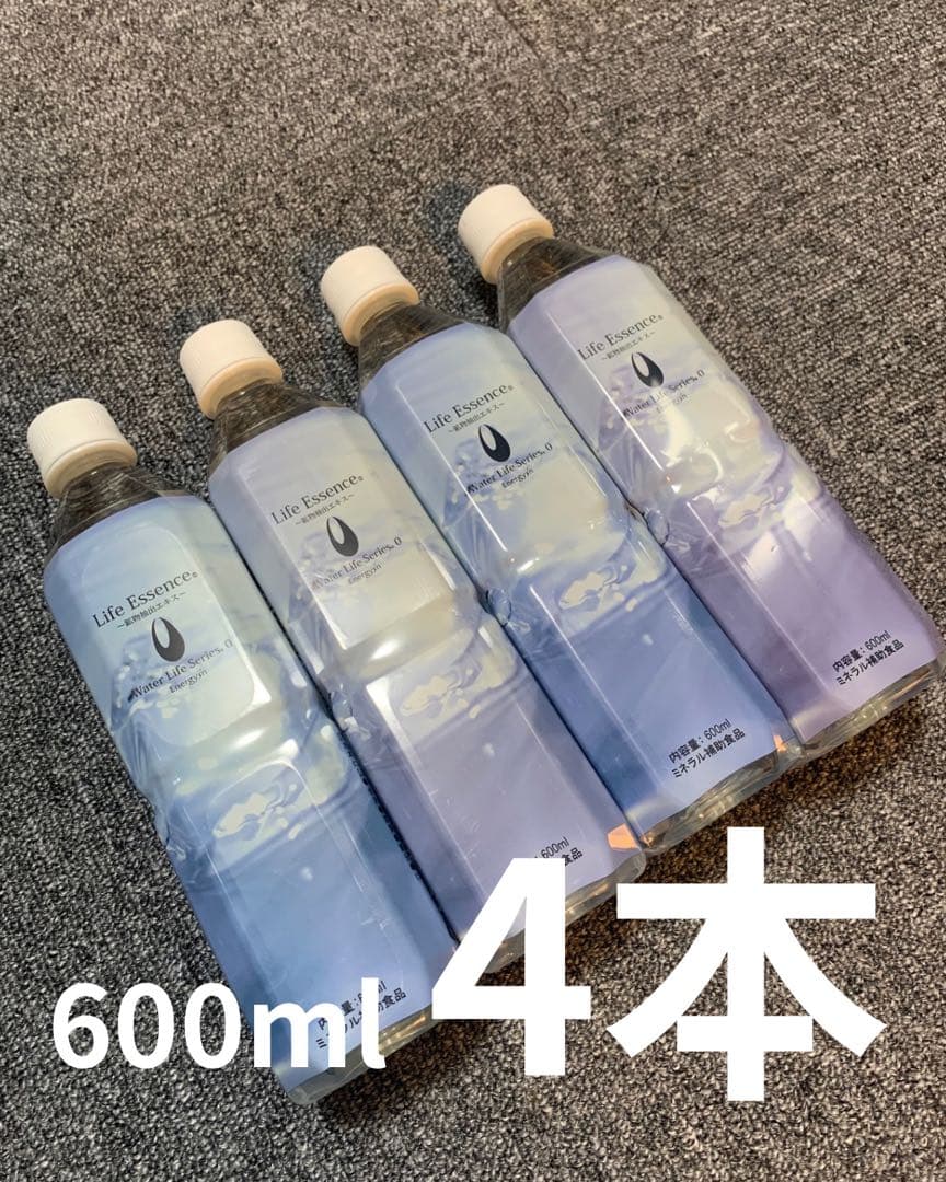 【特価】エコウォーターライフエッセンス　ポタポタクラブ　600ml 4本セット