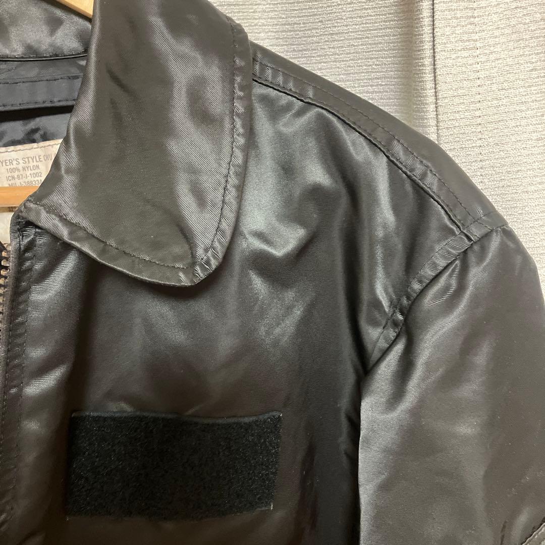 米軍　実物　cwu-45p 80s ブラック　フライトジャケット