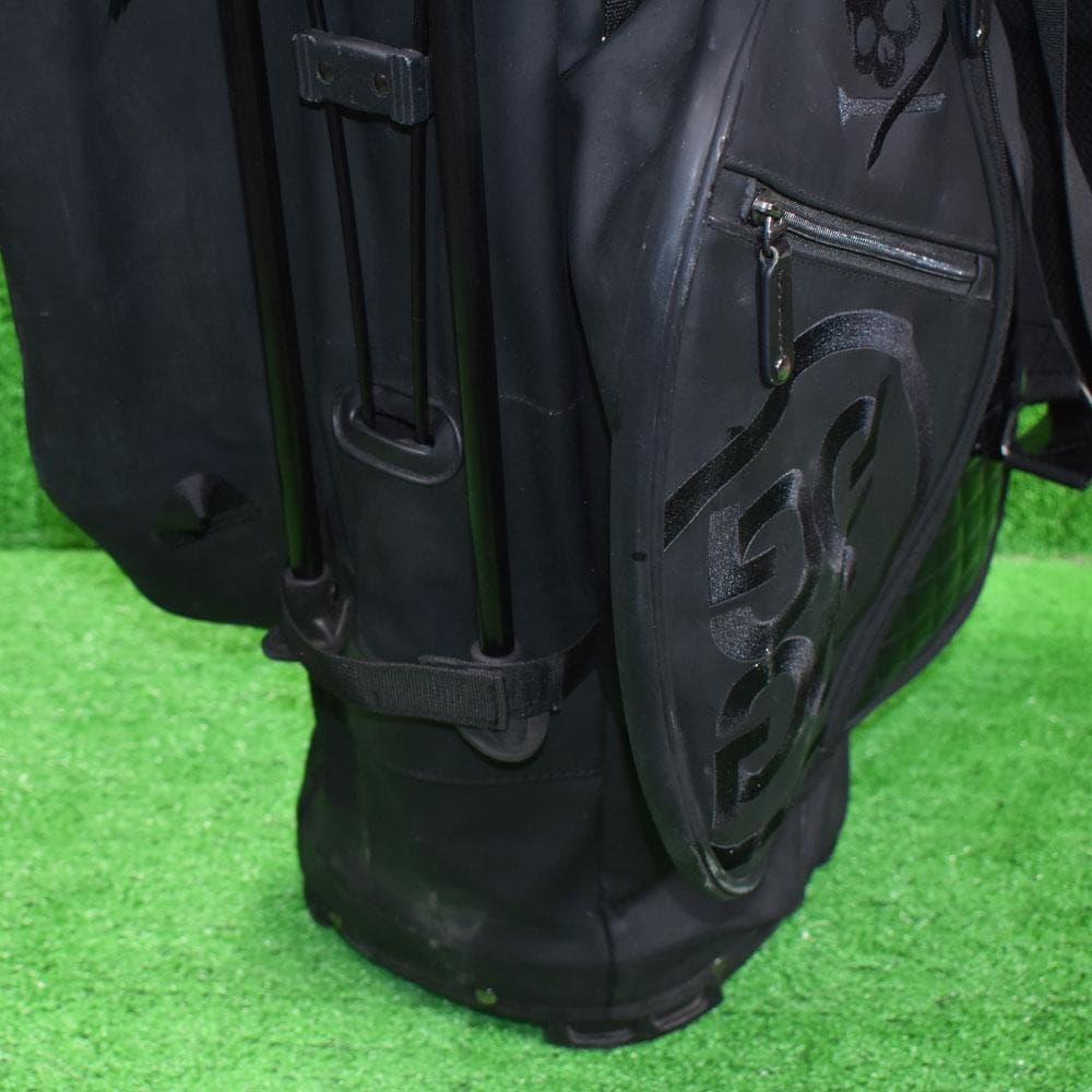 メ*ン様 G/FORE ジーフォア タンド式キャディバッグ9型【ブラック】中古！