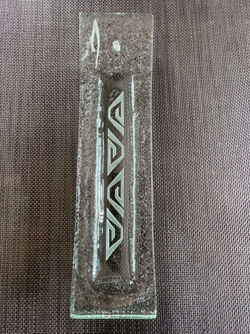 ナガール　ガラスのお香立て