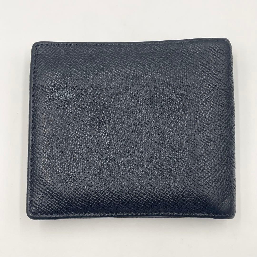 BVLGARI ブルガリ コンパクトウォレット折り財布　　ビーゼロワン ブラック