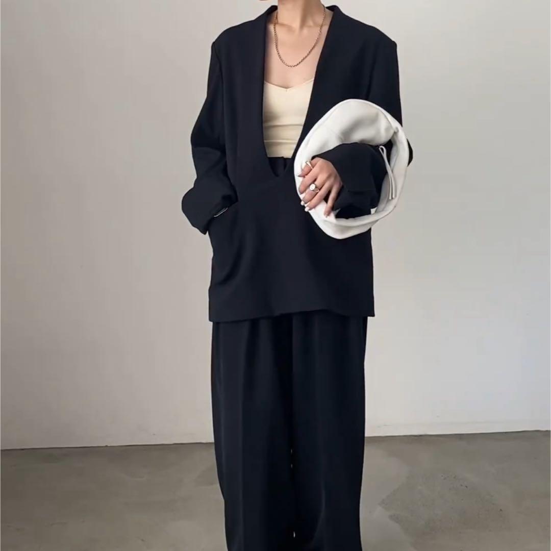 TODAFULノーカラージャケット